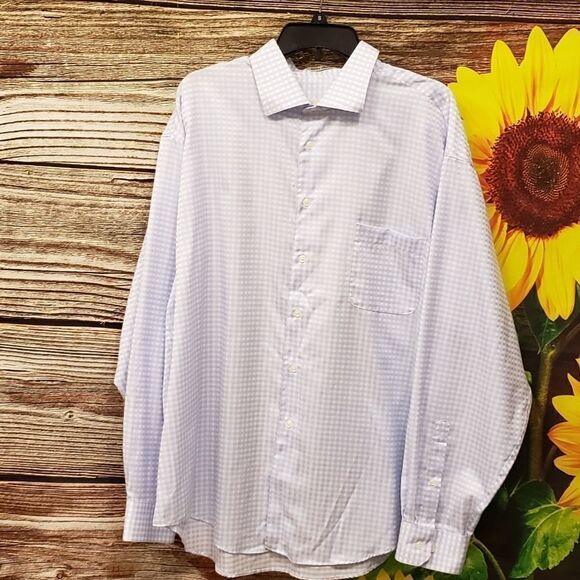 Pronto Uomo Mens non- iron long sleeve dress shirt - Picture 1 of 6